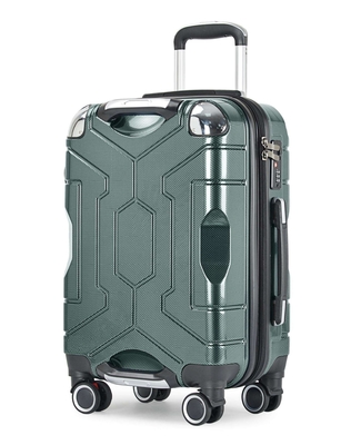 Sturdy  ABS PC Lightweight Hard Travel Luggage Trolley Mechanical Style