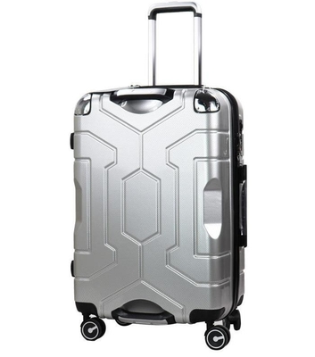 Sturdy  ABS PC Lightweight Hard Travel Luggage Trolley Mechanical Style
