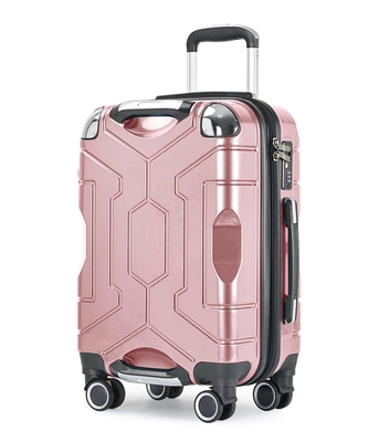 Sturdy  ABS PC Lightweight Hard Travel Luggage Trolley Mechanical Style