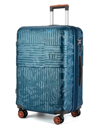 Novelty Dark Floral Pattern Hard Cover Luggage Hard Case Suitcase Contrast Color