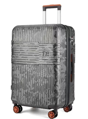 Novelty Dark Floral Pattern Hard Cover Luggage Hard Case Suitcase Contrast Color