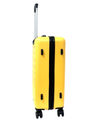 Multidirectional Hard Travel Luggage ABS Trolley Case Set 3 Piece  Wear Resistance