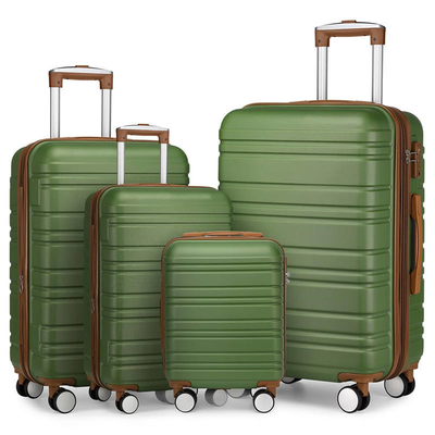 ABS Hardcase Spinner Luggage Hard Sided Suitcase With Mute Wheels