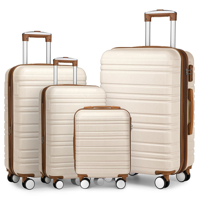 ABS Hardcase Spinner Luggage Hard Sided Suitcase With Mute Wheels