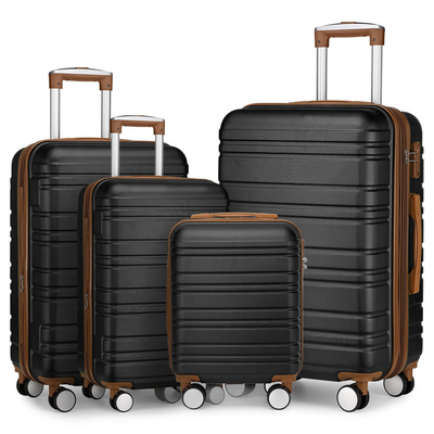 ABS Hardcase Spinner Luggage Hard Sided Suitcase With Mute Wheels