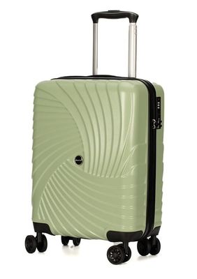 Customerized Hard Travel Luggage Dull Satin Plain Texture ABS Anti Scratching