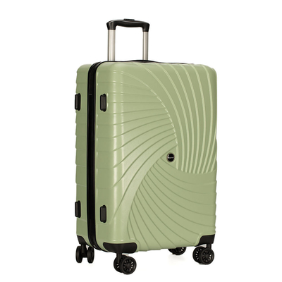 Customerized Hard Travel Luggage Dull Satin Plain Texture ABS Anti Scratching