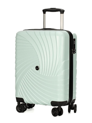 Customerized Hard Travel Luggage Dull Satin Plain Texture ABS Anti Scratching