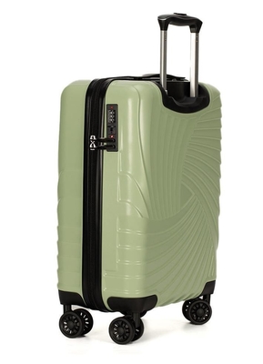Customerized Hard Travel Luggage Dull Satin Plain Texture ABS Anti Scratching