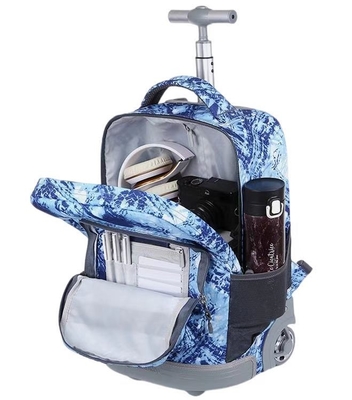 Unisex Junior High School Childrens Rolling Backpack Multifunctional For Students