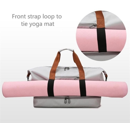 Double Layers Gym Sports Duffel Bag Travel Duffle Bags Exquisite Design Big Capacity