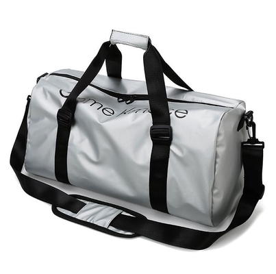 Brightly Colored Sports Duffel Bag Nylon Gym Bag With Adjustable Carry Straps