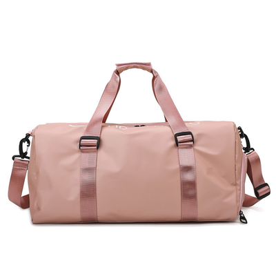 Brightly Colored Sports Duffel Bag Nylon Gym Bag With Adjustable Carry Straps