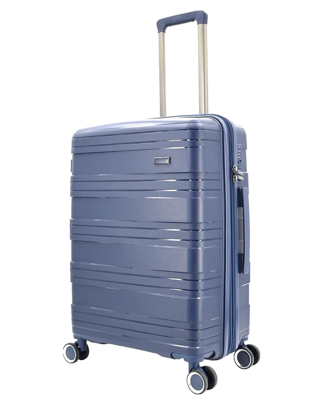 High Strength Virgin PP Material Luggage 3 Piece Hard Shell Luggage Unbreakable